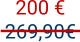 200 € 269,90€