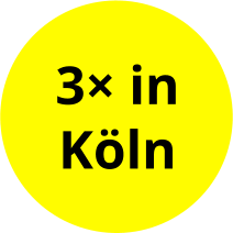 3× in Köln